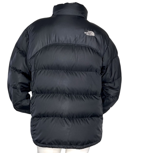 THE NORTH FACE Retro 1996 Black Nuptse 700 Down Puffer Jacket Coat Women's XL - Picture 4 of 16